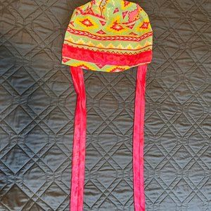 Used Bouffant Cotton Scrub Hat